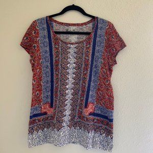 Lucky Brand | Patterned short sleeve t-shirt